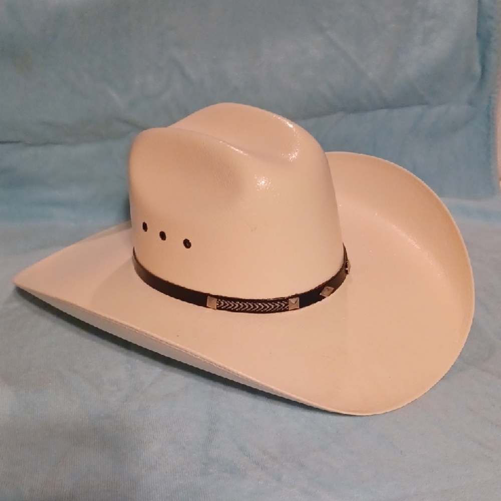 Women's Cream Western Hat with Braided Band Reminton Size 7